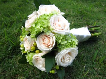 Ramo de novia con rosas
